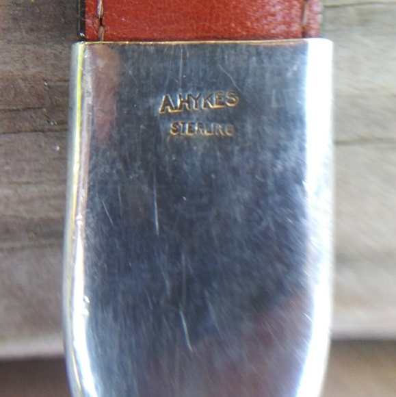 A. HYKES 14k Sterling Gator Belt Rare Ventage - Picture 5 of 8